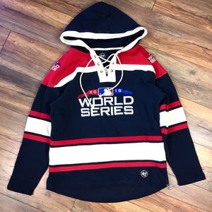 47 Brand World Series 2018 Baseball Hoodie Sz M